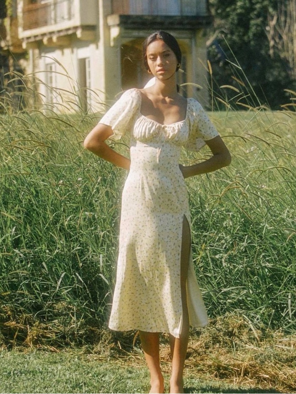 Sabo skirt silky Zamia dress